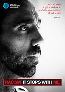 Let's talk race: Adam Goodes on the cover of new guide