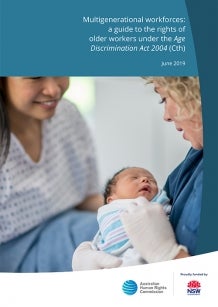 baby, mother and grandmother in hospital